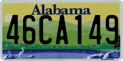 AL license plate 46CA149