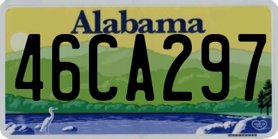 AL license plate 46CA297