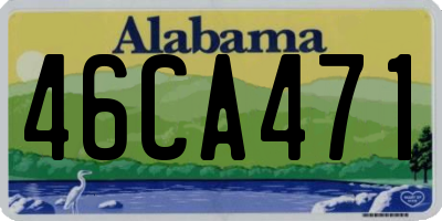 AL license plate 46CA471