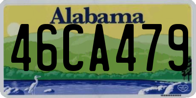 AL license plate 46CA479