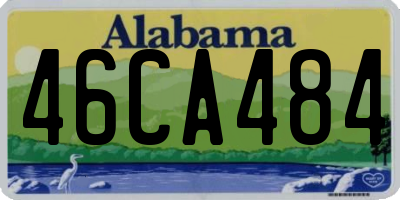 AL license plate 46CA484
