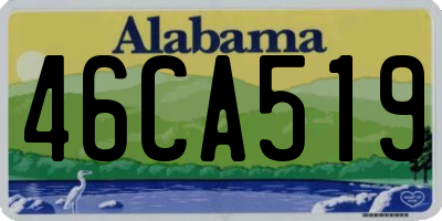 AL license plate 46CA519