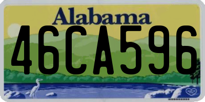 AL license plate 46CA596
