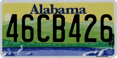 AL license plate 46CB426