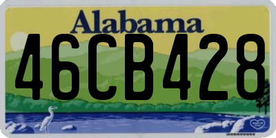 AL license plate 46CB428