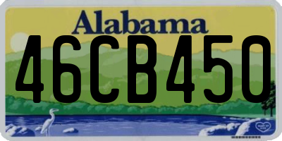 AL license plate 46CB450