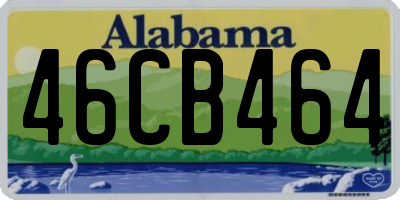 AL license plate 46CB464