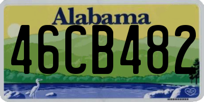 AL license plate 46CB482