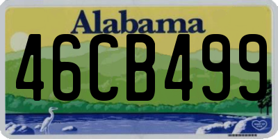 AL license plate 46CB499