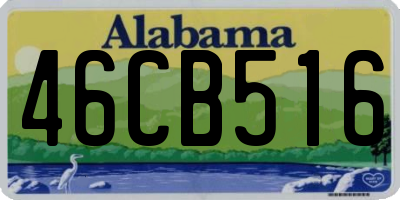 AL license plate 46CB516