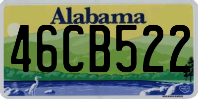 AL license plate 46CB522