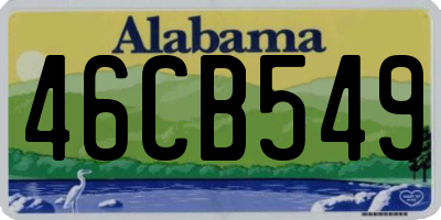 AL license plate 46CB549