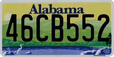 AL license plate 46CB552
