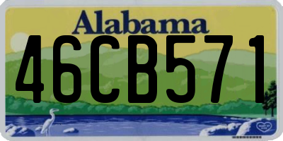 AL license plate 46CB571