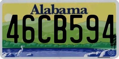 AL license plate 46CB594