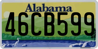 AL license plate 46CB599