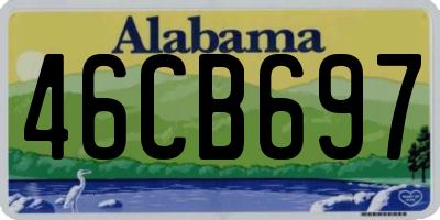 AL license plate 46CB697
