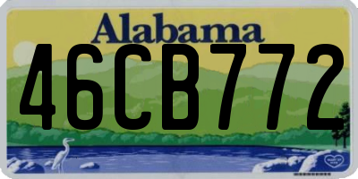 AL license plate 46CB772