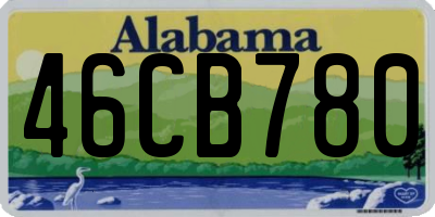 AL license plate 46CB780