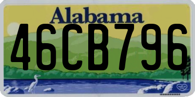 AL license plate 46CB796