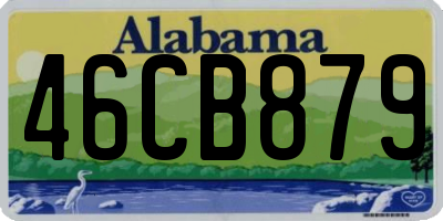 AL license plate 46CB879
