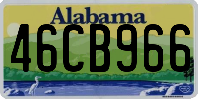 AL license plate 46CB966