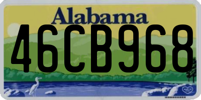 AL license plate 46CB968