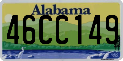 AL license plate 46CC149