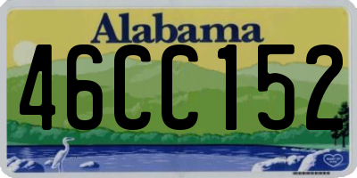 AL license plate 46CC152