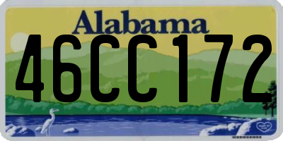 AL license plate 46CC172