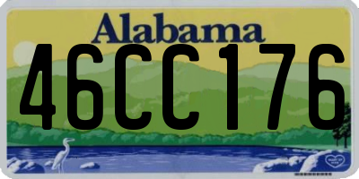 AL license plate 46CC176