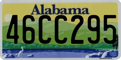 AL license plate 46CC295