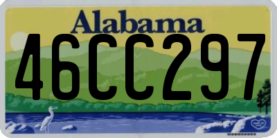 AL license plate 46CC297
