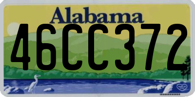 AL license plate 46CC372