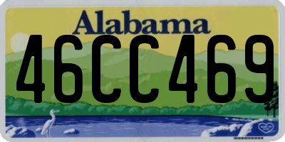 AL license plate 46CC469