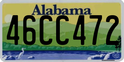 AL license plate 46CC472