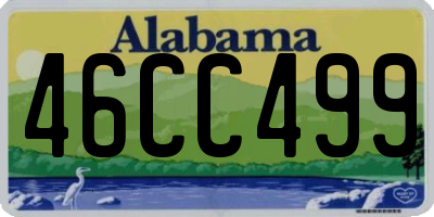 AL license plate 46CC499