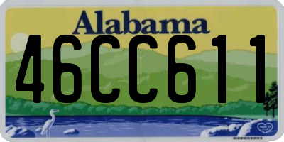 AL license plate 46CC611