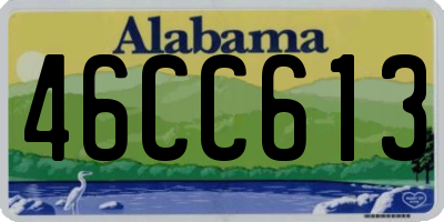 AL license plate 46CC613