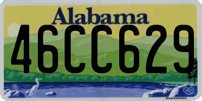 AL license plate 46CC629
