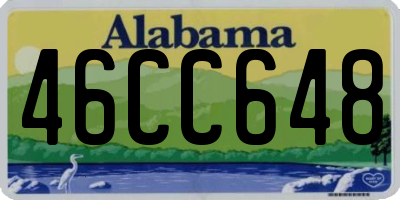 AL license plate 46CC648