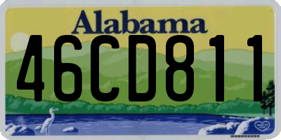 AL license plate 46CD811