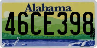 AL license plate 46CE398