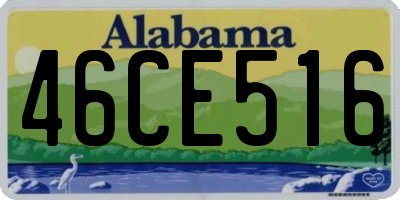 AL license plate 46CE516