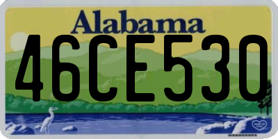 AL license plate 46CE530