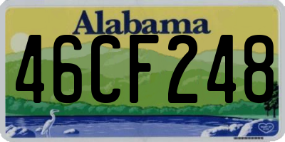 AL license plate 46CF248