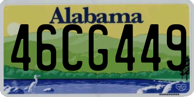 AL license plate 46CG449