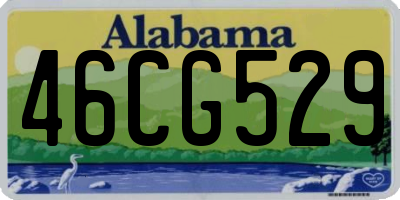 AL license plate 46CG529