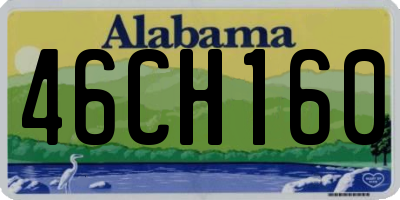 AL license plate 46CH160
