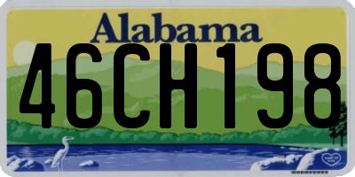 AL license plate 46CH198